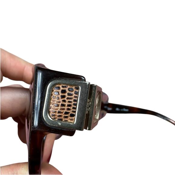 CHLOE CL2242 Sunglasses C02 135 Gloss Brown Frames Made In France - Picture 4 of 13